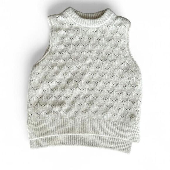 Universal Thread Oversized Cream Sweater Vest - Size XS - Picture 3 of 6